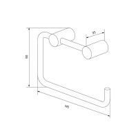 Держатель туалетной бумаги Iddis Petite Белый арт-PETWT00i43 — фото 3, Держатели туалетной бумаги