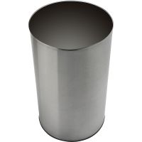 Ведро для мусора Nofer Нержавеющая сталь матовая арт-14071.80.SC.S — фото 1, Мусорные ведра