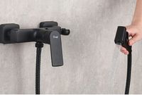 Товар: Гигиенический душ со смесителем Frap H71-6 Черный матовый арт-F2071-6 - фото 7 Гигиенический душ со смесителем Frap H71-6 Черный матовый арт-F2071-6 — фото 7, Гигиенические души
