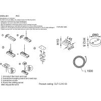 Подвесной комплект Crystal Lux Белый арт-CLT 0.210 03 WH — фото 3, Комплектующие для освещения
