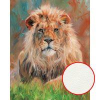 Фреска Ortograf Животные 7305 Фактура флок FLK Флизелин (2*1,6) Бежевый/Зеленый/Оранжевый, Животные/Живопись арт-7305 (флок FLK) — фото 1, Фрески