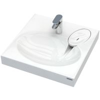 Раковина Paulmark Stern 60 на стиральную машину Белая арт-PM700431 — фото 1, Раковины на стиральную машину