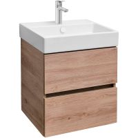 Тумба под раковину Jacob Delafon Tolbiac 50 подвесная Дуб давос натуральный арт-EB1378-E75 — фото 1, Тумбы под раковину