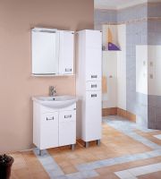 Шкаф пенал Onika Балтика 32.11 Белый арт-403214 — фото 2, Пеналы для ванной комнаты