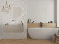 Керамический декор Gracia Ceramica Blanc White Белый 01 30х50 см арт-010300000241 — фото 2, Керамическая плитка