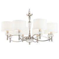 Люстра Maytoni Neoclassic Alicante Белая Никель арт-MOD014CL-08N — фото 1, Люстры