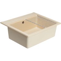 Товар: Кухонная мойка Aquaton Делия 60 Шампань арт-1A715232LD290 - фото 4 Кухонная мойка Aquaton Делия 60 Шампань арт-1A715232LD290 — фото 4, Кухонные мойки