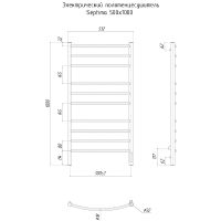 Товар: Электрический полотенцесушитель Ravak Septima 50x100 ТЭН слева Хром арт-X04000083726 - фото 2 Электрический полотенцесушитель Ravak Septima 50x100 ТЭН слева Хром арт-X04000083726 — фото 2, Электрические полотенцесушители