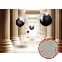 Фреска Ortograf 3D 6660 Фактура бархат золото FX-G Флизелин (2,5*1,8) Бежевый/Черный, Архитектура/Абстракция арт-6660 (бархат золото FX-G) — фото 1, Фрески