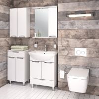 Подвесной шкаф Runo Барселона 50 Белый арт-УТ000002340 — фото 4, Шкафы для ванной