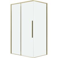 Душевой уголок Grossman Galaxy 130х80 профиль Золото сатин стекло прозрачное арт-120.K33.01.1380.32.00 — фото 5, Прямоугольные душевые уголки