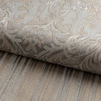Обои Fipar Grand Classic Винил на флизелине (1,06*10,05) Серый/Бежевый, Дамаск арт-R 28024 — фото 4, Обои для стен