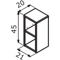 Товар: Полка Orka Ferla 20 Синяя матовая арт-3005974 - фото 5 Полка Orka Ferla 20 Синяя матовая арт-3005974 — фото 5, Полки