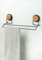 Полотенцедержатель Fixsen Magic Wood двойной Черный матовый арт-FX-46002 — фото 2, Полотенцедержатели