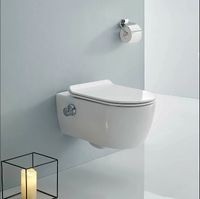 Товар: Унитаз SSWW подвесной с сиденьем Микролифт арт-CT2039V-B - фото 3 Унитаз SSWW подвесной с сиденьем Микролифт арт-CT2039V-B — фото 3, Подвесные унитазы