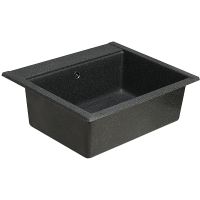 Кухонная мойка Aquaton Делия 60 Графит арт-1A715232LD210 — фото 3, Кухонные мойки