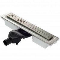 Душевой лоток Berges C1 Brise 300 с решеткой Хром матовый арт-090128 — фото 1, Душевые лотки