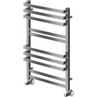 Водяной полотенцесушитель Terminus Линц П10 500x800 Хром, нижнее подключение, G 1/2" ВР, с комплектом вентилей арт-4630080268388 — фото 1, Водяные полотенцесушители