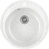 Кухонная мойка Domaci Бьелла DMC-05S арт-GWS-05S-331 белая — фото 1, Кухонные мойки