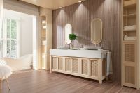 Керамическая плитка Pamesa Ceramica Rovere-Pasta Blanca Rlv.Rovere Brown Rect настенная 40х120 см арт-031.412.0109.11428 — фото 2, Керамическая плитка