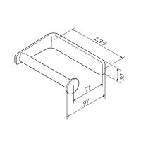 Товар: Держатель для туалетной бумаги AM.PM Inspire 2.0 Хром арт-A50A34100 - фото 8 Держатель для туалетной бумаги AM.PM Inspire 2.0 Хром арт-A50A34100 — фото 8, Держатели туалетной бумаги