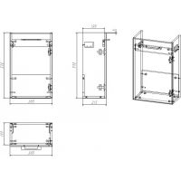 Товар: Тумба под раковину Cersanit Lara 40 подвесная Белая арт-SP-SZ-LARA-CO40/Wh - фото 2 Тумба под раковину Cersanit Lara 40 подвесная Белая арт-SP-SZ-LARA-CO40/Wh — фото 2, Тумбы под раковину