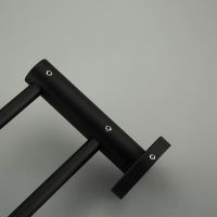 Полотенцедержатель Frap F302 двойной Черный матовый арт-F30209 — фото 2, Полотенцедержатели