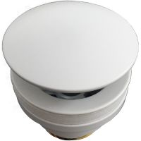 Донный клапан Paffoni click-clack Белый матовый арт-ZSCA050BO — фото 1, Донные клапаны