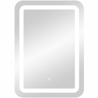 Зеркало Континент Lucia 500x700 с подсветкой с сенсорным выключателем арт-ЗЛП1239 — фото 1, Зеркала в ванную комнату