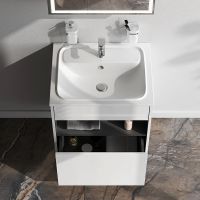 Раковина AM.PM Func 60 Белая матовая арт-M8FWPC0600WM — фото 3, Раковины встраиваемые сверху