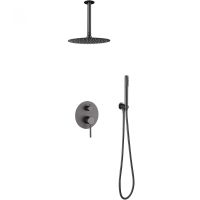 Душевая система Abber Emotion Никель арт-AF8821NG — фото 1, Встраиваемые душевые комплекты