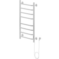 Электрический полотенцесушитель Ника Way-3 80/40 Белый матовый арт-WAY-3 80/40 бел прав — фото 1, Электрические полотенцесушители