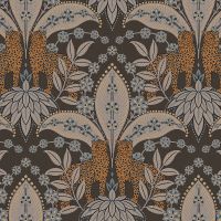 Обои LOYMINA Amazonia Флизелин (1*10,05) Бежевый/Коричневый/Черный, Листья/Животные арт-Ins1 010 — фото 1, Обои для стен