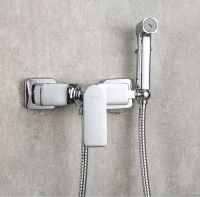 Гигиенический душ со смесителем Frap H71 Хром арт-F2071 — фото 2, Гигиенические души