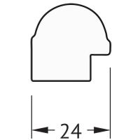Зеркало Evoform Definite 44х34 в багетной раме - Серебряный бамбук 24 мм арт-BY 1329 — фото 5, Зеркала в ванную комнату