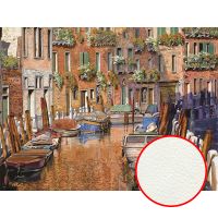 Фреска Ortograf Венеция 11591 Фактура флок FLK Флизелин (3,6*2,7) Оранжевый/Бежевый, Город арт-11591 (флок FLK) — фото 1, Фрески