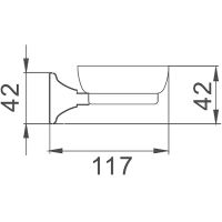 Товар: Мыльница Haiba Хром арт-HB8502 - фото 2 Мыльница Haiba Хром арт-HB8502 — фото 2, Мыльницы