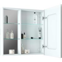 Зеркальный шкаф Bellezza Марта 80 R с подсветкой Белый арт-4646613021016 — фото 3, Зеркальные шкафы в ванную