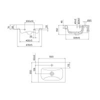 Тумба с раковиной Iddis Zodiac 50 подвесная Белая матовая арт-ZOD5CB0i95K — фото 8, Тумбы с раковиной