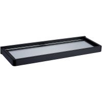 Товар: Стеклянная полка Abber Westen Черная матовая арт-AA1759B - фото 1 Стеклянная полка Abber Westen Черная матовая арт-AA1759B — фото 1, Полки для ванной и душа