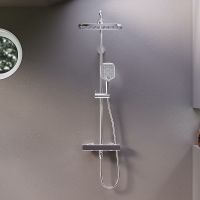 Душевая система Damixa Gala с термостатом Хром арт-953810000 — фото 3, Душевые стойки