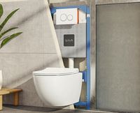 Товар: Комплект унитаза с инсталляцией Vitra S50 Rim-Ex с сиденьем Микролифт и клавишей смыва Хром глянцевый арт-9003B003-7201 - фото 6 Комплект унитаза с инсталляцией Vitra S50 Rim-Ex с сиденьем Микролифт и клавишей смыва Хром глянцевый арт-9003B003-7201 — фото 6, Комплекты унитаз + инсталляция