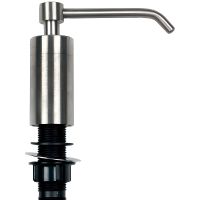 Диспенсер для жидкого мыла-пены Nofer встраиваемый Матовая нержавеющая сталь арт-03103.S — фото 3, Диспенсеры для жидкого мыла