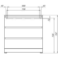 Товар: Комод Aquanet Сканди 80 Дуб эдгрейн арт-302543 - фото 8 Комод Aquanet Сканди 80 Дуб эдгрейн арт-302543 — фото 8, Комоды и тумбы для ванной комнаты