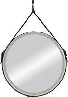 Зеркало Континент Millenium D 800 с подсветкой Черное с сенсорным выключателем арт-ЗЛП1798 — фото 2, Зеркала в ванную комнату