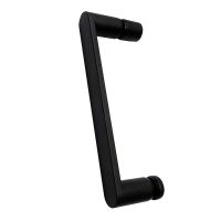 Душевая дверь Abber Sonnenstrand 80 профиль Черный стекло прозрачное арт-AG04080B — фото 3, Распашные душевые двери