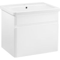 Тумба под раковину Veedi Prestige 60 подвесная Белая арт-PRS600T-CR — фото 1, Тумбы под раковину