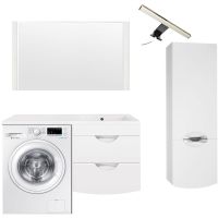 Тумба под раковину Style Line Жасмин 2 120 Люкс Plus подвесная Белый глянец арт-ЛС-00000577 — фото 5, Тумбы под раковину