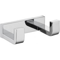 Двойной крючок Abber Westen Хром арт-AA1750 — фото 1, Крючки для полотенец