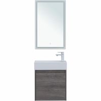 Комплект мебели для ванной Aquanet Nova Lite 50 подвесной Дуб рошелье арт-302529 — фото 1, Комплекты мебели для ванной